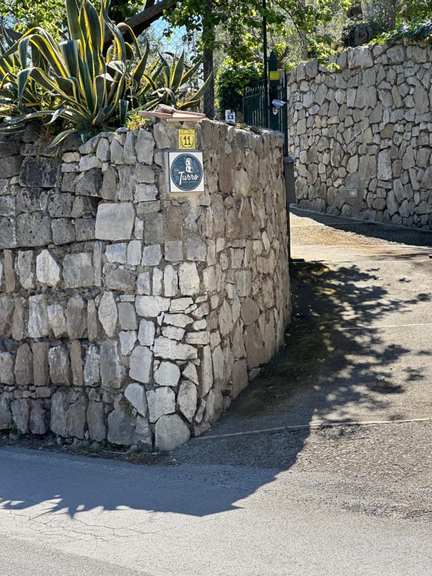 Villa Il Turro Massa Lubrense Exteriör bild